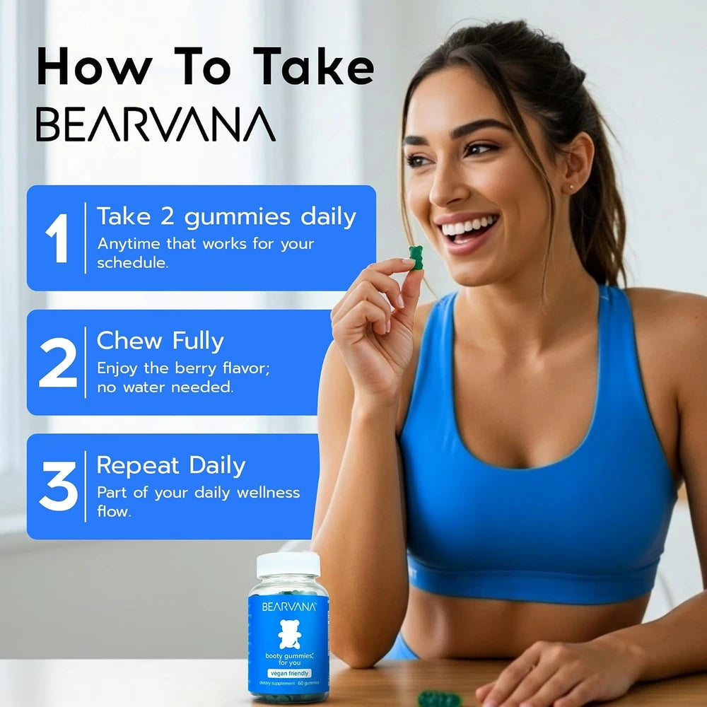BEARVANA Peach Support Women Multivitamin Gummies