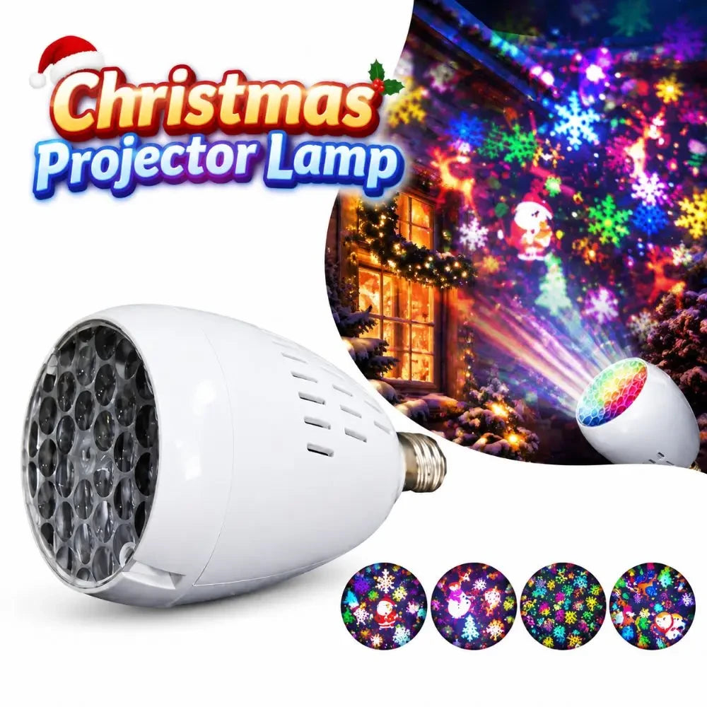 Luz Proyector Navidad Giratoria