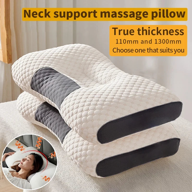 Almohada Cervical Ortopédica Azul Oscuro