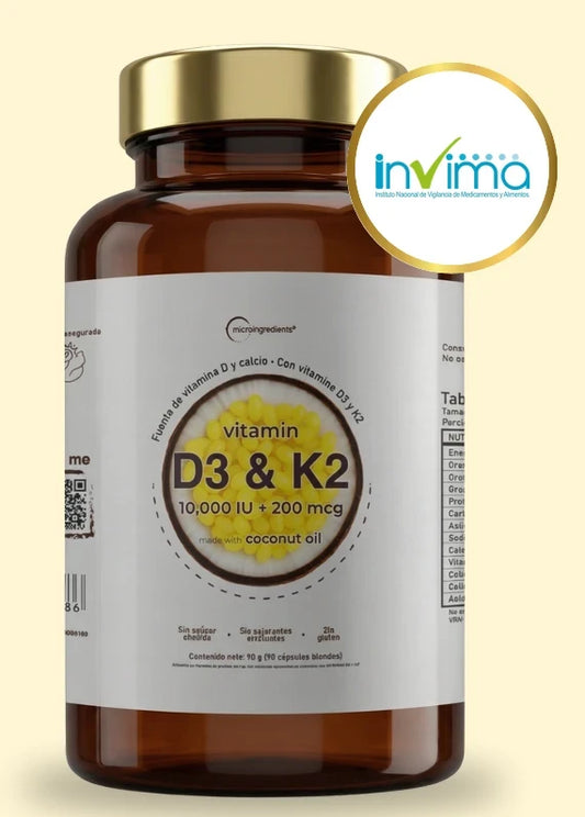 Suplemento Vitamina D3 K2