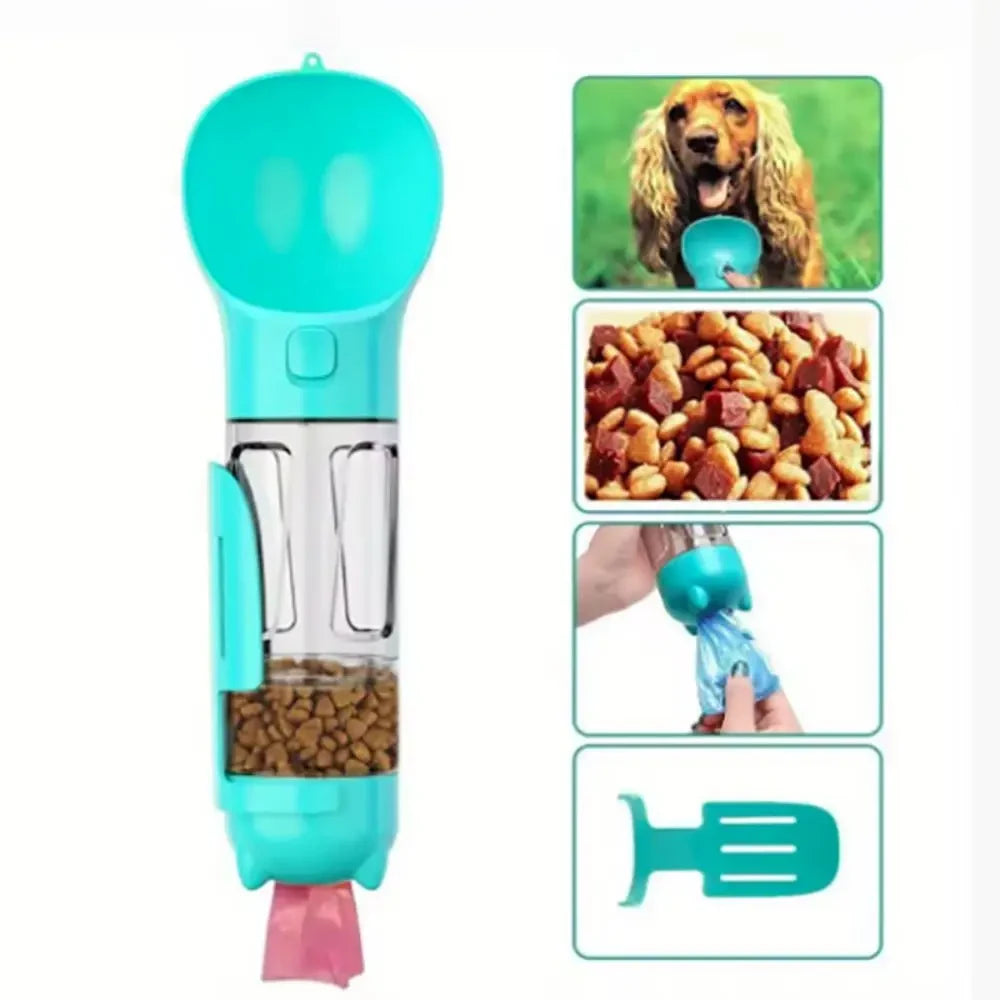 Dispensador Portatil de Agua y Comida para Perros