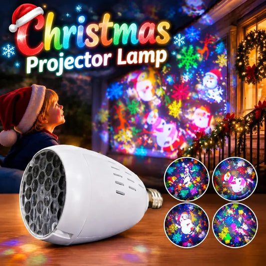 Luz Proyector Navidad Giratoria