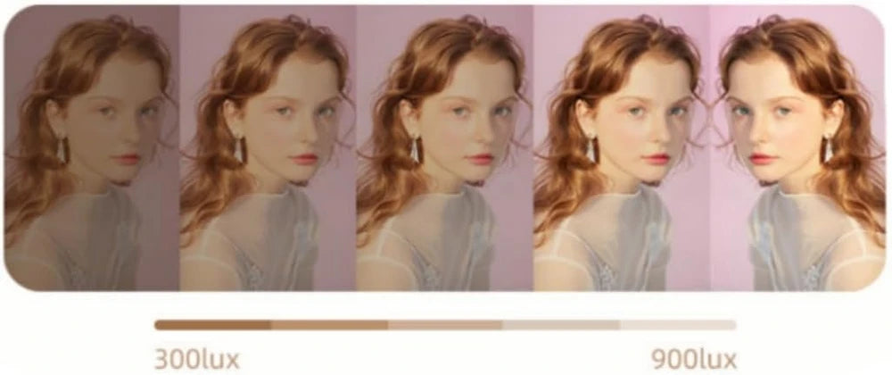 Akayoo Neceser de Maquillaje con Espejo LED