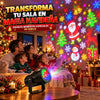 Proyector Navideño de Copos de Nieve
