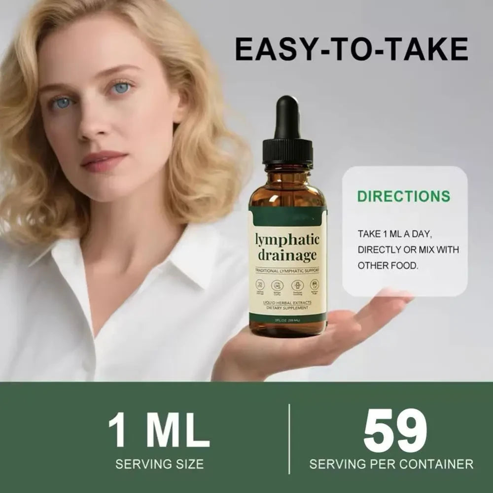 Gotas de Drenaje Linfático Fórmula Herbal