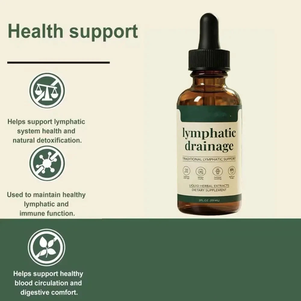 Gotas de Drenaje Linfático Fórmula Herbal