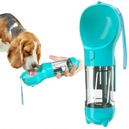Dispensador Portatil de Agua y Comida para Perros