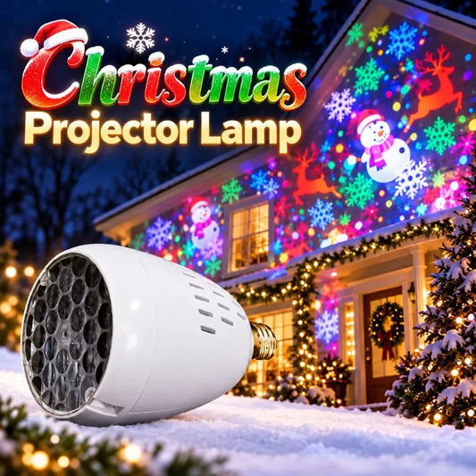 Luz Proyector Navidad Giratoria