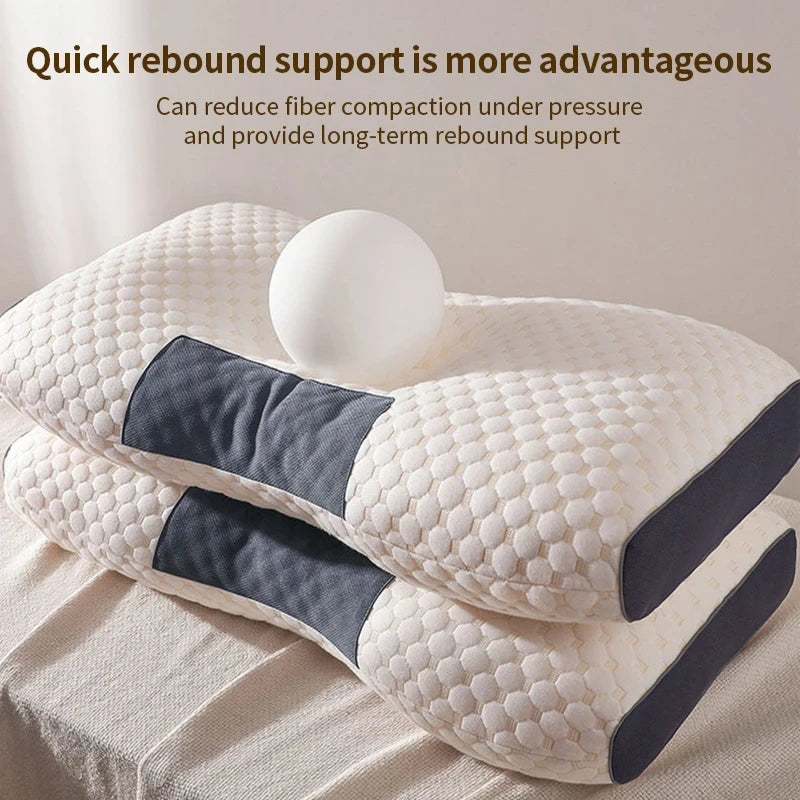 Almohada Cervical Ortopédica Azul Oscuro