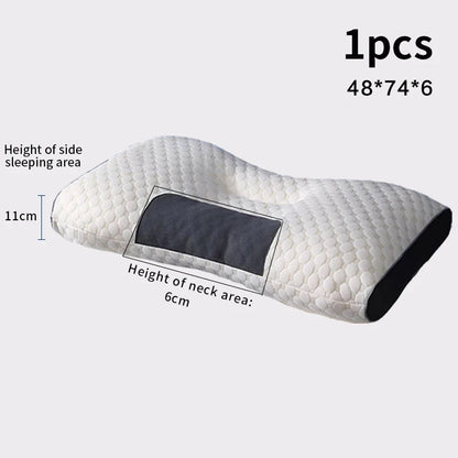Almohada Cervical Ortopédica Azul Oscuro