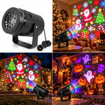 Proyector Navideño de Copos de Nieve