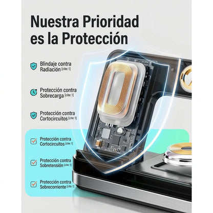 Cargador Inalambrico Magnetico Plegable