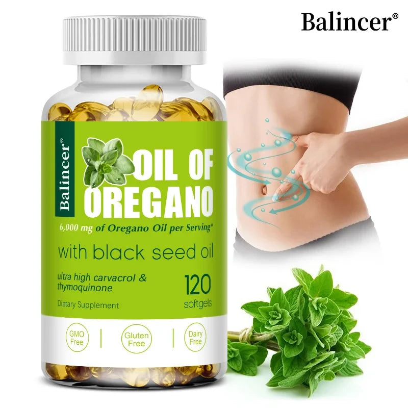 Cápsulas de Aceite de Orégano para Digestión