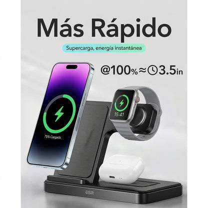 Cargador Inalambrico Magnetico Plegable