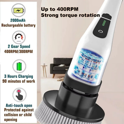Cepillo de Limpieza Eléctrico Inalámbrico