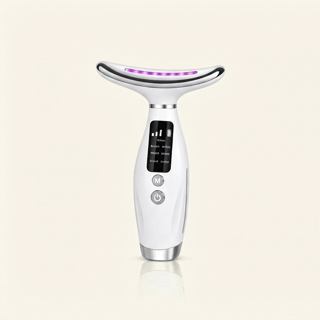 Masajeador Facial y Cuello LED 6 Colores