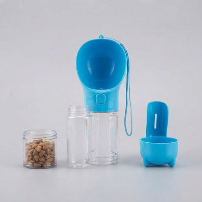 Dispensador Portatil de Agua y Comida para Perros